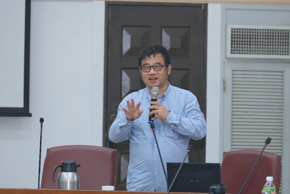 林試所傅春旭研究員講解樹木褐根病的認識與防治