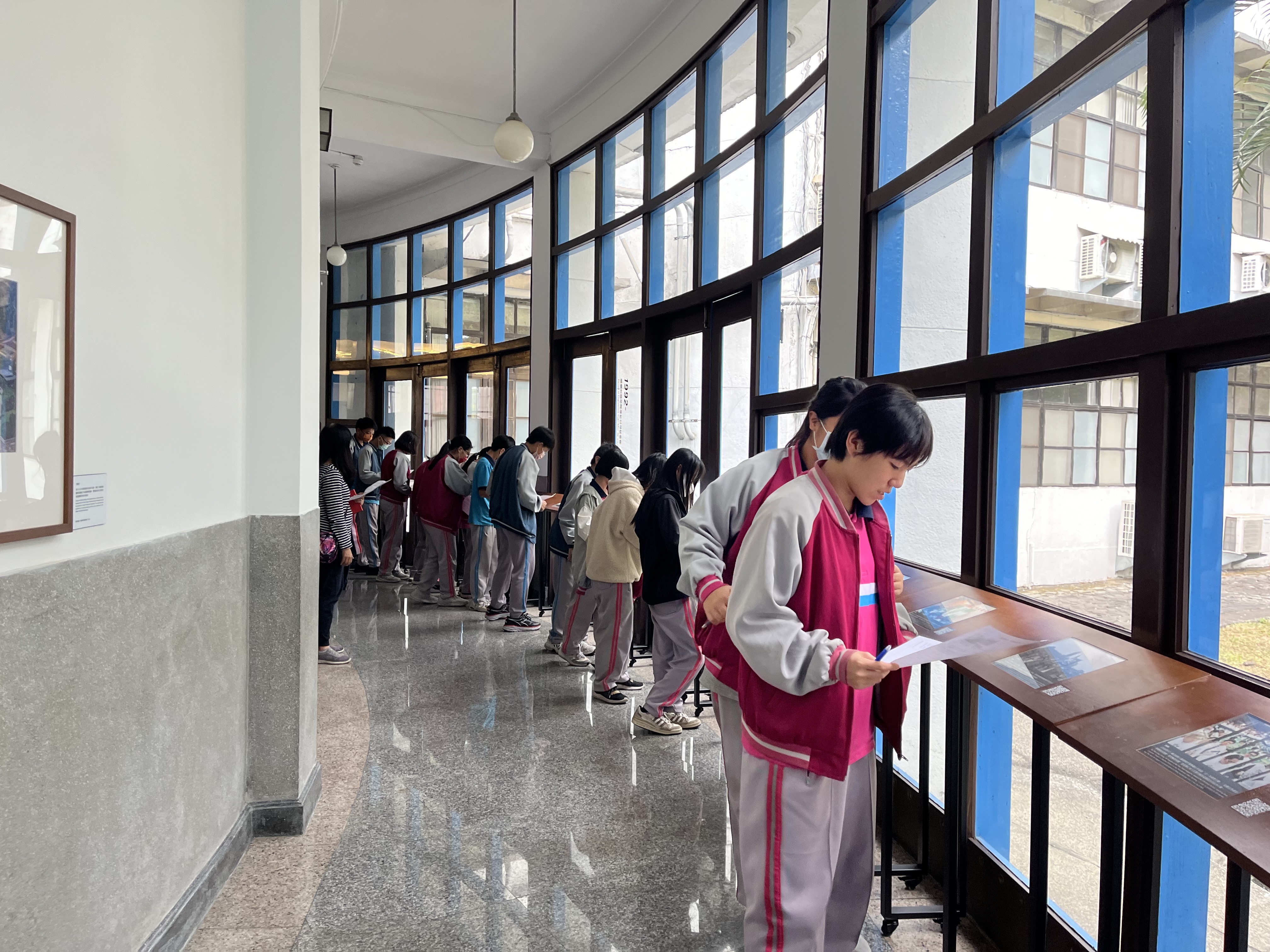 走讀時光之環展架填寫學習單