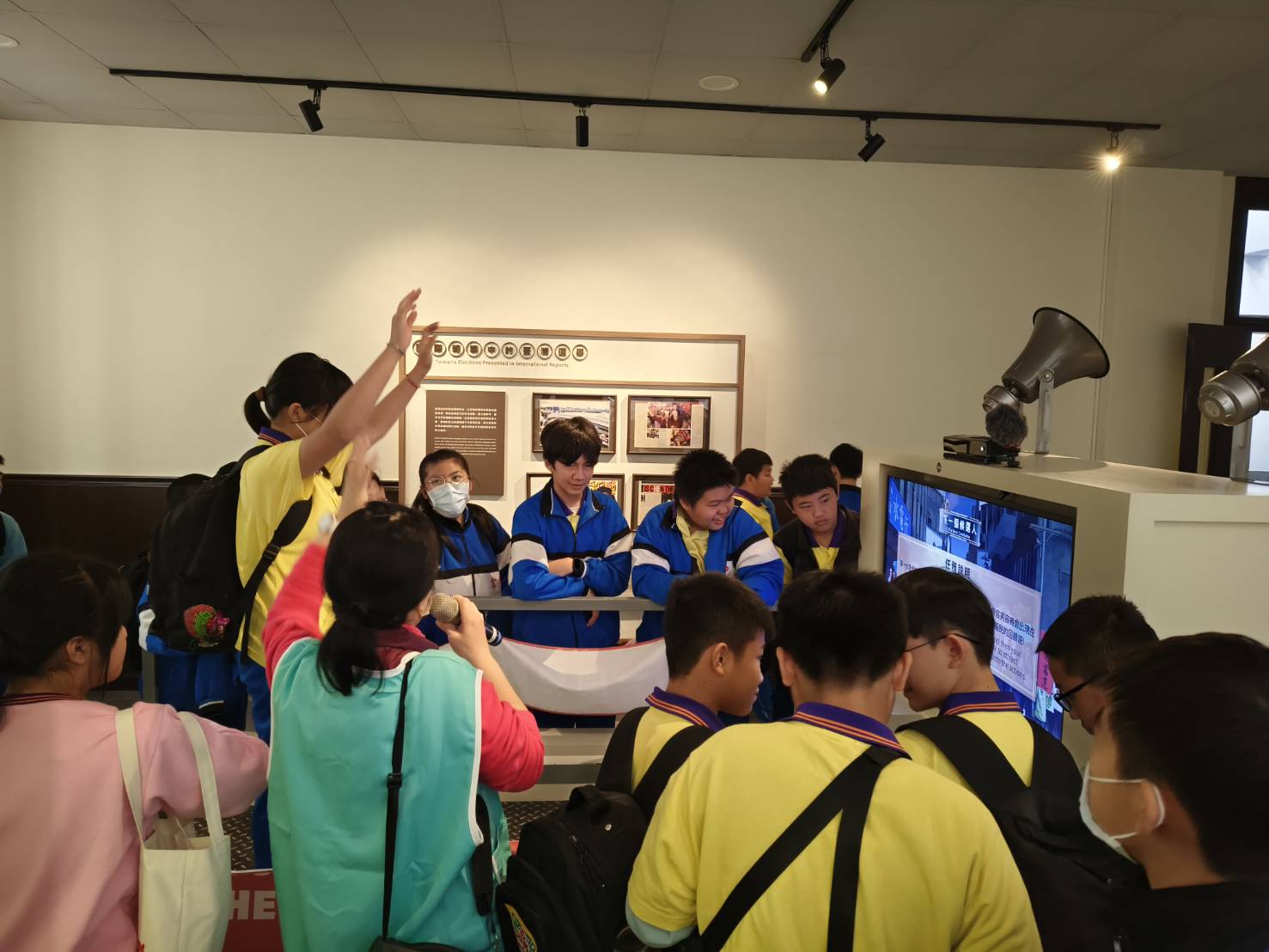 體驗競選擂台展間之選舉戰車