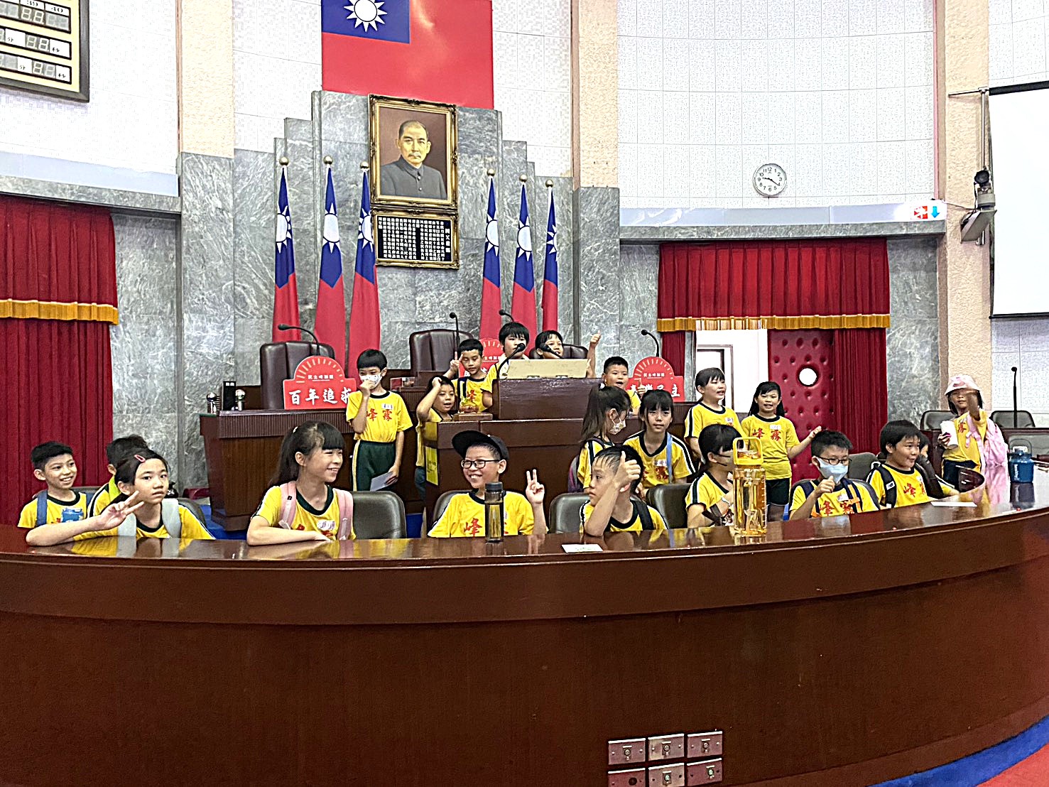 體驗議事堂主席台